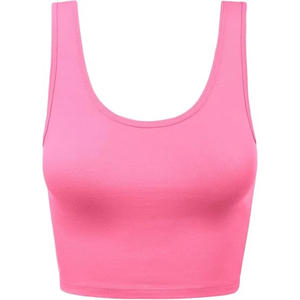 Soutien-gorge de sport ajusté pour femme – Design tendance style débardeur, tissu extensible confortable pour l'entraînement et les mouvements quotidiens - Product Image 6