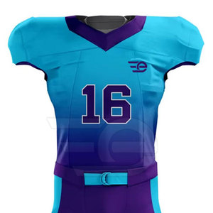 Tenue de football américain pour joueur d'équipe, uniforme léger à manches courtes, vêtements de sport personnalisés pour hommes - Product Image 4