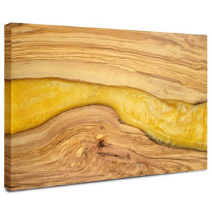 Planche à découper artisanale en bois d'acacia et résine époxy, plateau de service rustique décoratif pour fromage, charcuterie, pain, fruits et cuisine - Product Image 5