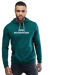 Green Winter Men's Hoodie Hoody Fleece Polyester/Cotton Novelty Sweatshirt Pocket Tracksuits Casual Pullover Coat Street Wear - Product Image 1