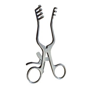 Retracteur manuel Weitlaner 3x4 à 4 griffes, 18 mm de profondeur, en acier inoxydable, instruments chirurgicaux, <span class=keywords><strong>crochet</strong></span> de base <span class=keywords><strong>pour</strong></span> la peau, certifié CE, garantie à vie - Product Image 1