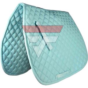 Almohadilla de montar para caballo de vellón de alta densidad verde menta, suave, transpirable, acolchada, con absorción de impactos, para equitación y establos. - Product Image 1