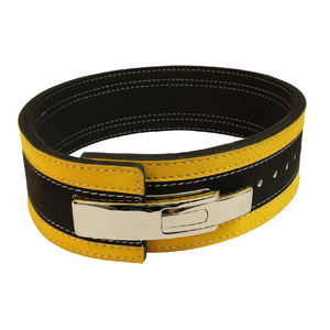 เข็มขัดยกน้ำหนักหนังวัวแท้แบบปรับได้สำหรับทุกเพศ พร้อมหัวเข็มขัดกันลื่น ป้องกันได้รอบด้านสำหรับการออกกำลังกาย - Product Image 1