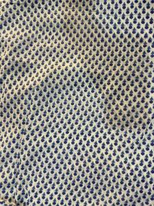 Tela de Algodón con Estampado Floral Azul Verde, Bolsa Cosmética Grande de Estilo Bohemio, Estampada, para Coser, Bolsa de Regalo, Bolso Tote - Product Image 2