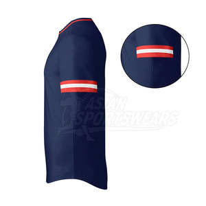Quick Dry Material Baseball Jersey Short <b>Button</b> Design Athletic Comfort Team Training Session Ready Wear Lightweight Breathable - Product Image 6
