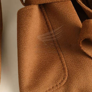 เสื้อโค้ทยาวผู้หญิงใส่สบายสำหรับฤดูหนาว ทรงหลวม ผ้าแคนวาสผสมขนสัตว์ ระบายอากาศได้ดี เสื้อคลุมลำลอง - Product Image 6