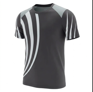 Camiseta de Fútbol de Manga Corta con Diseño Personalizado Impreso por Transferencia de Calor, Transpirable, Antibacteriana, con Nombre del Equipo, para Hombre, 100% Poliéster - Product Image 1