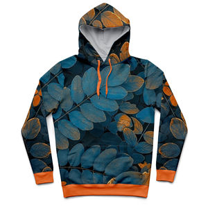 Sudadera Deportiva con Capucha para Hombre, Forrada, Sublimada, Estilo Desgastado, Corte Regular, Venta Caliente de Fábrica - Product Image 5