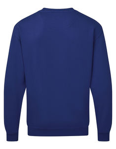 Sudadera básica para hombre de ajuste cómodo, tela de algodón suave, material transpirable, mangas largas, puños acanalados, perfecta para el gimnasio. - Product Image 5