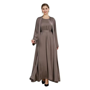 Embroidered Elegant Breathable Modest <b>Kaftan</b> Abaya with Stylish Design for Daily Fashion Wear - Product Image 1