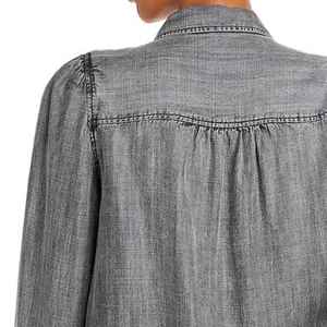 Top de Mezclilla para Mujer con Diseño Progresivo, Corte Estructurado, Tela Transpirable, Acabado Impecable y Estilo Versátil - Product Image 4