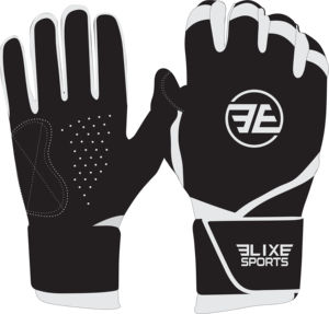Guantes de Bateo ELIXE SPORTS Blancos y Rosas de Cuero, Transpirables, Flexibles, Ligeros, Duraderos, de Alta Calidad, con Cierre de Velcro, para Mano Izquierda/Derecha - Product Image 5