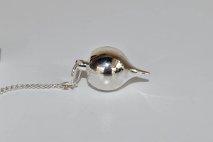 Wholesale Silver <b>Ball</b> Brass Pendulums Polished Gemstone <b>Crystal</b> Agate Feng Shui Environmentally - Product Image 6