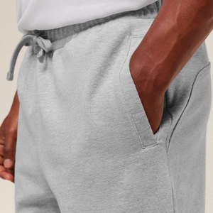 Pantalones deportivos casuales de algodón para hombre, de cintura media, con logo personalizado, lisos, de gran tamaño, estilo frontal plano, superventas al por mayor - Product Image 3