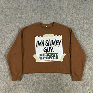 T-shirt unisexe Rexfit Sports personnalisé, style streetwear, coupe ample et carrée, 100 % coton épais, uni et vierge - Product Image 1