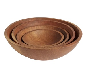 Cuenco de madera natural con forma de barco, cuencos decorativos largos para decoración del hogar y uso en la cocina, cuenco de madera artesanal Premium para servir - Product Image 6