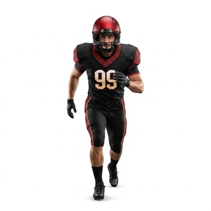 Fabricant direct de maillots de football américain personnalisés par sublimation, vente en gros, maillots de jeu respirants en mesh pour équipes - Product Image 4