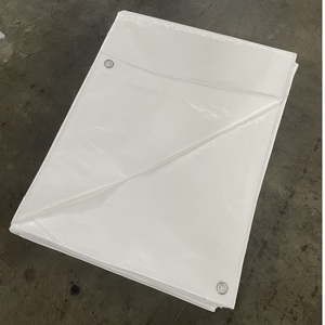 Los mejores productos 2024 Cubiertas de lona blanca resistente Entrega rápida Material de PE duradero Hojas de plástico de calidad premium - Product Image 1