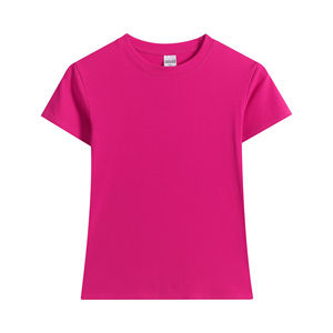 Camiseta Negra Premium de Punto Formal, Transpirable, Ajustada y Holgada, al por Mayor, Económica, para Primavera, Personalizable para Mujer - Product Image 3