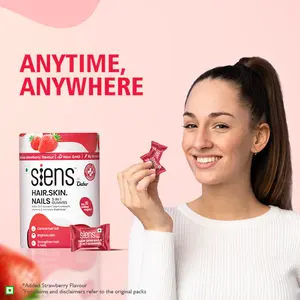 Siens by Dabur Cabello, Piel y Uñas (Botella de 3 gomitas) Ilumina la Piel Controla la Caída del Cabello Fortalece el Cabello y las Uñas Cultivo Silvestre - Product Image 2