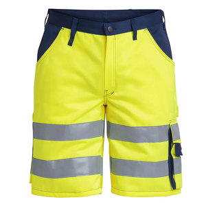 กางเกงขาสั้นสะท้อนแสงแบบหลายกระเป๋าสำหรับผู้ชาย เสื้อผ้าเพื่อความปลอดภัยในการก่อสร้าง กางเกงช่าง ผลิตโดย Star Crystal Enterprise - Product Image 5