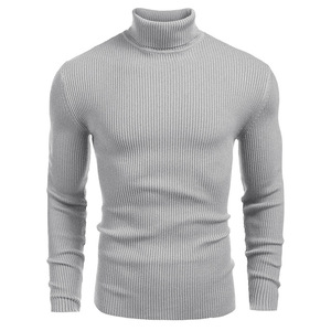 Spring Summer Short Sleeve <b>Checkered</b> Pattern Ribbed Men's <b>Top</b> Zipper Polo Neck Men's Cotton Knit Sweater - Product Image 5
