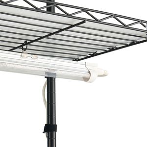 Scaffale per Piante da Interno a 6 Livelli con Illuminazione LED 150W 3800K, Alimentazione USB, Ruote e Timer, Altezza 71 Pollici - Product Image 5