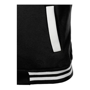 Blousons universitaires unisexes grandes tailles, personnalisables avec logo, col montant, style Letterman uni, en toile vierge, vente en gros - Product Image 3