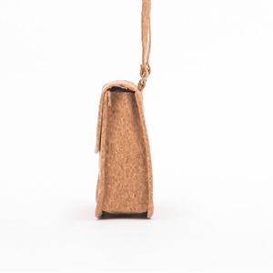 Sac messager pliable réutilisable en papier à grain de bois naturel, imperméable, sac bandoulière - Product Image 4