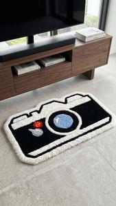 Alfombra Decorativa Única y Creativa, Hecha a Mano con Lana, Antideslizante, con Patrón Geométrico, Suave y Afelpada, para Dormitorio o Sala de Estar - Product Image 6