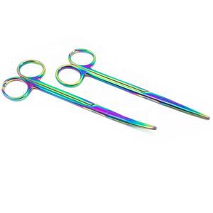 Tijeras Metzenbaum de Punta Roma Multicolores en Oferta, 14 cm y 16 cm, Acero Inoxidable de Calidad Alemana, Tijeras Quirúrgicas Médicas - Product Image 6