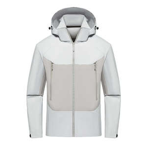 Chaqueta Impermeable y Cortavientos con Capucha, Unisex, 100% Poliéster, para Senderismo, Talla Grande, para Deportes de Escalada al Aire Libre, para Hombre - Product Image 4