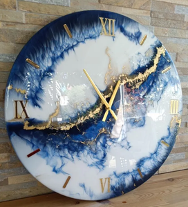 Classic Wooden and Resin <b>Wall</b> <b>Clock</b> for <b>Unique</b> Home Decor - Product Image 6