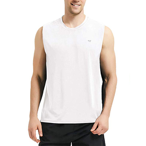 Camiseta sin mangas deportiva de punto 100% nailon para hombre, precio bajo - Product Image 2