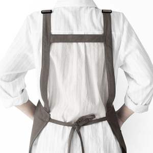 Delantal de Cocina Unisex de Cuero sin Mangas con Ventilación, Delantales de Chef para Cocinar y Hornear, Correa Ajustable, Bolsillos, Ropa de Trabajo Diaria - Product Image 2