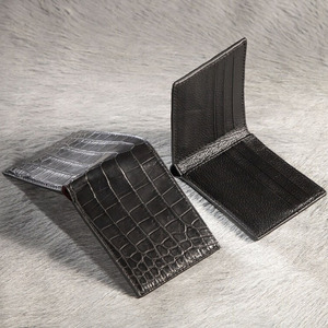 Portefeuilles en cuir pour hommes de qualité supérieure, anti-RFID, fins, pliables, fournisseur en gros, OEM, logo personnalisé, portefeuilles pour hommes faits à la main, mode, en vente - Product Image 4