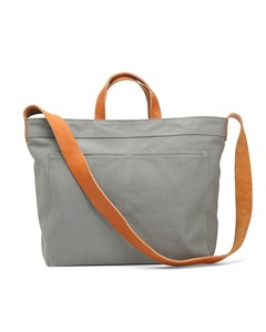 Bolsa de Mano de Lona y Cuero, Color Sólido, Bordado, Impermeable, Duradera, Vintage, Gran Capacidad, para Viajes, Trabajo, Compras - Product Image 1