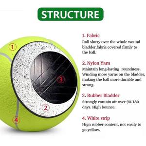 Tennis <b>Ball</b> Yellow Felt Durable for Entertainment Practice - Product Image 3