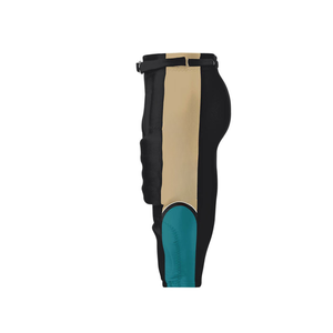 Pantalons de football américain entièrement sublimés en gros, avec logo d'équipe personnalisé imprimé, pantalons de match, ensembles de football américain avec logo sublimé - Product Image 4