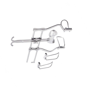 Ensemble d'opérateurs chirurgicaux gynécologiques en acier inoxydable, écarteur manuel réglable, instrument certifié CE Classe I - Product Image 5