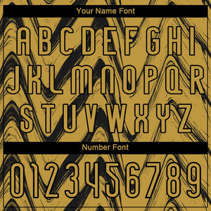 Uniforme de Voleibol de Diseño Fluido Negro y Dorado Antiguo de Alta Calidad, Uniforme de Sublimación de Secado Rápido al por Mayor con Nombre y Logotipo del Equipo - Product Image 5