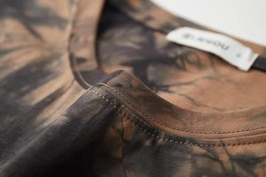 เสื้อยืดฮิปฮอปชาย ลายพิมพ์ขอบโค้ง ผ้าคอตตอน 100% ผ้าเนื้อละเอียด พิมพ์ลายตามสั่ง - Product Image 2