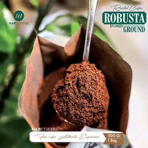 Café Tostado Robusta 100% Puro Estándar HANCOFFEE, Tueste Medio, Intensidad Fuerte, Muestra Gratis, OEM/ODM - Product Image 2
