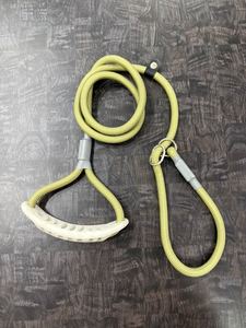 Solid Color Nylon <b>Dog</b> Leash Durable Braided Rope Slip Lead Medium <b>Large</b> Size Simple Style Pet Training Leash - Product Image 1