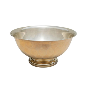 Bol à salade de fruits rond en métal, très vendu, pour la cuisine, décoration de table, bols à chocolat, surface lisse, finition moderne, bol élégant - Product Image 1
