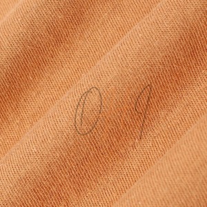 เสื้อยืดโอเวอร์ไซส์สีส้มไหม้พิมพ์ลายกราฟิกสำหรับผู้ชาย - ดีไซน์ตัวอักษร "OH" สไตล์มินิมอล คอกลม แขนสั้น ผ้าฝ้าย - Product Image 6