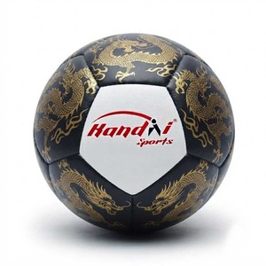 Kandari Sports Soccer <b>Ball</b> Black Blue Gold Pattern Durable Training Outdoor Match <b>Ball</b> - Product Image 6