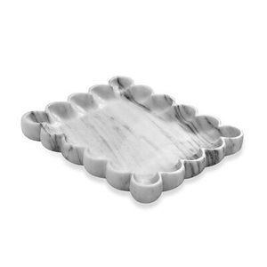 Plateau de service en marbre durable avec un poids équilibré pour un transport confortable et des performances de service stables - Product Image 3