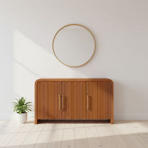 3 Doors Sideboard Coffee Table for Living Room <b>Sofa</b> Set Furniture Living Room <b>Sleeper</b> Handcrafted Indoor Home Furniture OEM ODM - Product Image 4