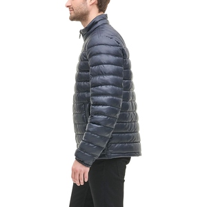 <b>Men</b>’s Winter Puffer Jacket Leather Look <b>Hooded</b> <b>Coat</b> <b>Fur</b> Trim Warm Quilted Jacket Casual Outdoor Fashion OEM Private Label - Product Image 3